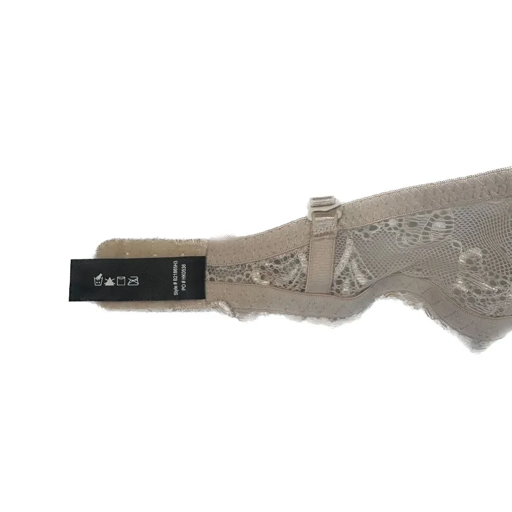 René Rofé Lingerie | Beige Lace Push Up Underwire Bra 36C Style B21865H3 - Picture 5 of 6